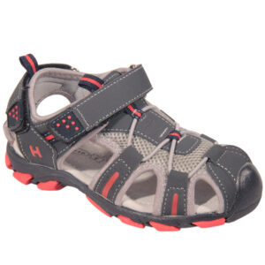 Sandalia Infantil Trekking Marino/Rojo