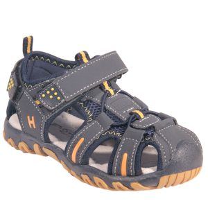 Sandalia Infantil Trekking Marino/Amarillo